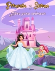 Libro para colorear princesa y sirena: Libro de colorear para niñas a partir de 4 años - Dibujos animados para aprender a colorear sin exagerar ( vers By Ekalo Ver Cover Image
