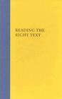 Reading the Right Text: An Anthology of Contemporary Chinese Drama Cover Image
