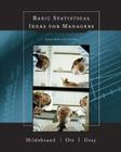 Basic Statistical Ideas for Managers [With CDROM] (Available Titles Cengagenow) Cover Image