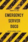 Emergency Server Doco: Server Documentation & Specification Notebook By Christopher a. L. Brock Cover Image