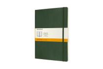 Moleskine Notebook, Extra Large, Ruled, Myrtle Green, Soft Cover (7.5 x 9.75) By Moleskine Cover Image