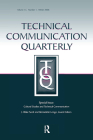 Cultural Studies and Technical Communication Tcq V15#1 By Mark Zachry (Editor) Cover Image