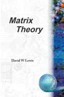 Matrix Theory Cover Image