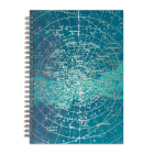 Constellation Grid 7 x 10 Wire-O Journal By Galison Cover Image
