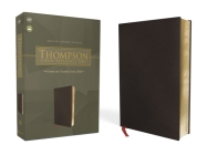Esv, Thompson Chain-Reference Bible, Bonded Leather, Black, Red Letter Cover Image