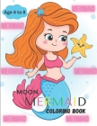 Moon Mermaid Coloring Book: Age 4 to 8. Beautiful 40 Mermaid Coloring Pictures By Muhammad Salman, Moon Store Cover Image