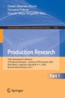 Production Research: 10th International Conference of Production Research - Americas, Icpr-Americas 2020, Bahía Blanca, Argentina, December (Communications in Computer and Information Science #1407) Cover Image