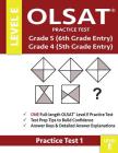 Olsat Practice Test Grade 5 (6th Grade Entry) & Grade 4 (5th Grade Entry)-Level E-Test 1: One Olsat E Practice Test (Practice Test One), Gifted and Ta Cover Image