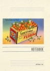 Vintage Lined Notebook Greetings from Florida, Orange Crate Cover Image