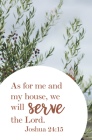As for Me and My House Bulletin (Pkg 100) General Worship By Broadman Church Supplies Staff (Contribution by) Cover Image