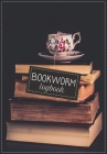Bookworm Logbook: a coloring notebook for real book lovers with space for doodling Cover Image