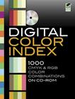 Digital Color Index: 1000 CMYK & RGB Color Combinations [With CDROM] (Dover Clip Art Design Tools) By Alan Weller Cover Image