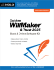 Quicken Willmaker & Trust 2025: Book & Online Software Kit Cover Image