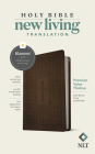 NLT Premium Value Thinline Bible, Filament-Enabled Edition (Leatherlike, Dark Brown Cross) Cover Image