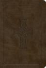 ESV Value Large Print Compact Bible (Trutone, Olive, Celtic Cross Design) Cover Image