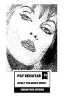 Pat Benatar Adult Coloring Book: Four Grammy Awards Winner and Talented Vocal, Angelic Voice and Cultural Icon Inspired Adult Coloring Book By Christine Myers Cover Image