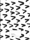 College Ruled Notebook: 1 Subject Composition Notebook (200 Pages) For High School Or College. Awesome Unique Black And White Abstract Pattern By Boho Simple Publishing Cover Image
