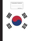 South Korea Composition Notebook: Graph Paper Book to write in for school, take notes, for kids, students, geography teachers, homeschool, South Korea Cover Image