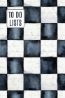 To Do Lists Notebook, Watercolor Checkerboard Pattern: 100 Pages of To Do Lists To Organize Your Life and Track What You Accomplish By Paper Dog Journals Cover Image