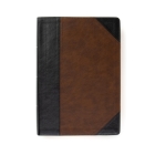 KJV Super Giant Print Reference Bible, Black/Brown LeatherTouch Cover Image
