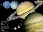 National Geographic: The Solar System: 2 Sided Wall Map - Laminated (24.25 X 18.25 Inches) Cover Image