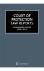 Court of Protection Law Reports: Consolidated Volume (2008-2011) Cover Image