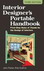 Interior Designer's Portable Handbook: First-Step Rules of Thumb for the Design of Interiors (McGraw-Hill Portable Handbook) Cover Image