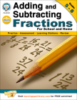 Adding and Subtracting Fractions, Grades 5-8 Cover Image