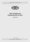 Bank of England and Financial Services Act 2016 (c. 14) Cover Image