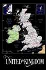 United Kingdom: Map of UK Notebook Cover Image