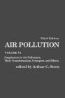 Air Pollution: Supplement to Air Pollutants, Their Transformations, Transport, and Effects Volume 6 (Environmental Sciences #6) By Arthur C. Stern (Editor) Cover Image