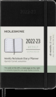 Moleskine 2023 Weekly Notebook Planner, 18M, Pocket, Black, Hard Cover (3.5 x 5.5) By Moleskine Cover Image