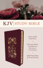 The KJV Study Bible, Indexed [Crimson Bouquet] By Christopher D. Hudson Cover Image