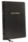 KJV, Thinline Bible, Large Print, Imitation Leather, Black, Red Letter Edition Cover Image