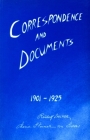 Correspondence and Documents 1901-1925: (Cw 262) Cover Image