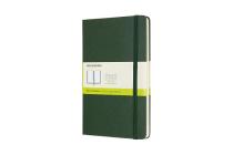 Moleskine Notebook, Large, Plain, Myrtle Green, Hard (5 x 8.25) By Moleskine Cover Image