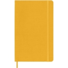 Moleskine Classic Notebook, Large, Ruled, Orange Yellow, Silk Hard Cover (5 x 8.25) By Moleskine Cover Image