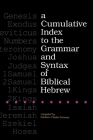 A Cumulative Index to the Grammar and Syntax of Biblical Hebrew By Frederic Clarke Putnam Cover Image