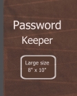 Password Keeper Large Size: 8