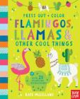 Press Out and Color: Flamingos, Llamas & Other Cool Things Cover Image