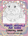 Forest Animals and Birds - Coloring Book - Bison, Otter, Mouse, Jaguar, other By Kallie Carver Cover Image