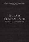 Nvi, Nuevo Testamento de Bolsillo, Con Salmos Y Proverbios, Tapa Rústica, Negro Cover Image