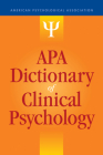 APA Dictionary of Clinical Psychology By Gary R. Vandenbos (Editor) Cover Image