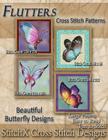 Flutters Cross Stitch Patterns: Beautiful Butterfly Designs Cover Image