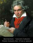 Beethoven - Leichte Sonata Piano Sonata No. 19 in G minor By L. Van Beethoven, Ludwig Van Beethoven Cover Image