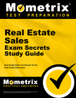 Real Estate Sales Exam Secrets Study Guide: Real Estate Sales Test Review for the Real Estate Sales Exam (Mometrix Secrets Study Guides) Cover Image