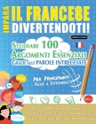 Impara Il Francese Divertendoti! - Per Principianti: FACILE A INTERMEDIO - STUDIARE 100 ARGOMENTI ESSENZIALI GRAZIE ALLE PAROLE INTRECCIATE - VOL.1 - Cover Image