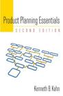 Product Planning Essentials By Kenneth Kahn Cover Image