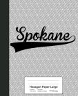 Hexagon Paper Large: SPOKANE Notebook By Weezag Cover Image