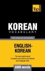 Korean vocabulary for English speakers - 5000 words Cover Image